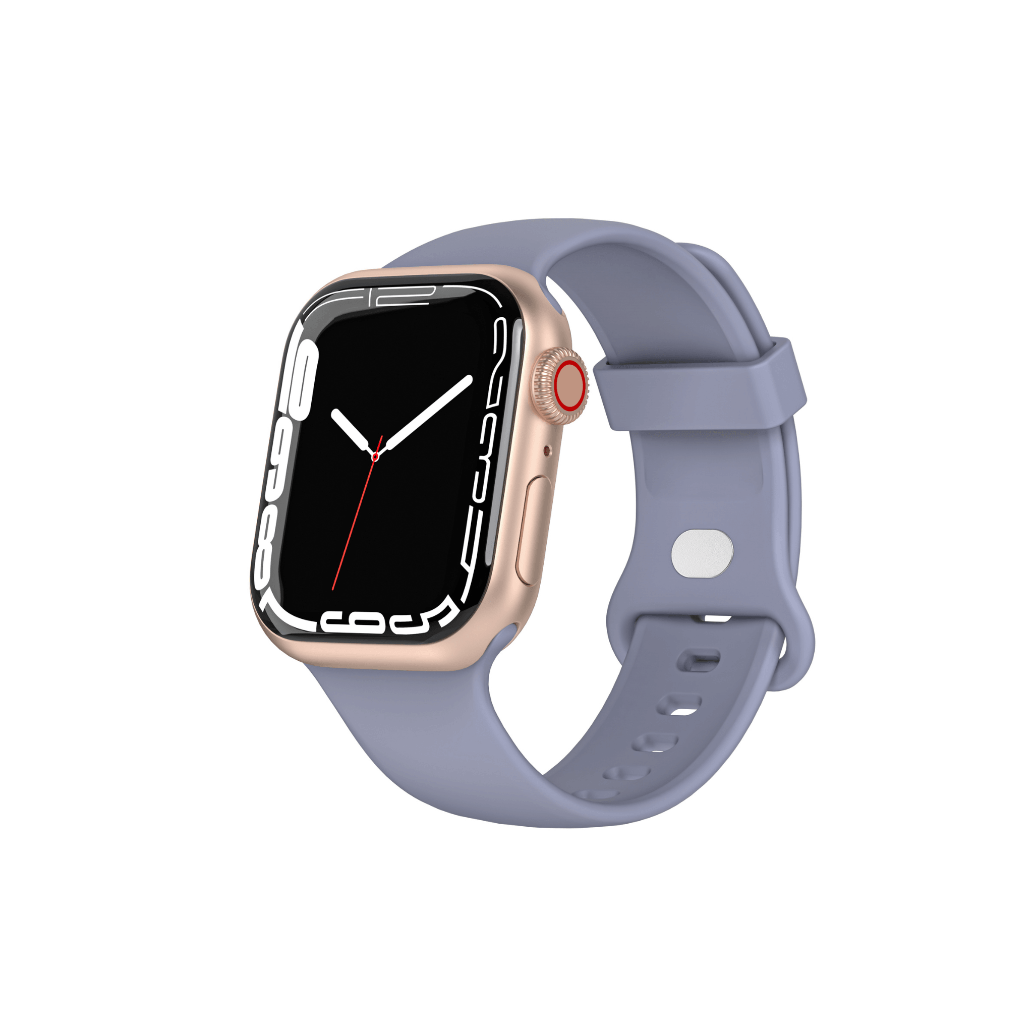 Fit Silikonarmband in Hellgrau – minimalistischer Allrounder für Apple Watch Nutzer